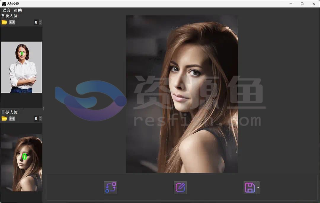 图片[1]Windows-安卓-Mac-ios-实用-破解-软件-资源-教程-分享-Al FaceSwap AI换脸，人脸一键变换！Windows-安卓-Mac-ios-实用-破解-软件-资源-教程-分享-资源鱼