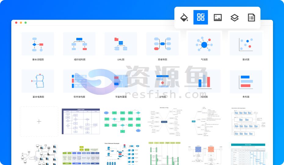 图片[2]Windows-安卓-Mac-ios-实用-破解-软件-资源-教程-分享-万兴亿图EdrawMax v14.0.0.1184 图形图表设计，思维导图高级版!Windows-安卓-Mac-ios-实用-破解-软件-资源-教程-分享-资源鱼