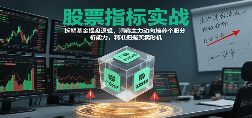 图片[1]客创社区-专注互联网轻资产资源整合与分享股票指标实战，基金操盘逻辑拆解，洞察主力动向培养个股分析能力把握买卖时机(更新)客创社区-专注互联网轻资产资源整合与分享客创社区-专注互联网轻资产资源整合与分享