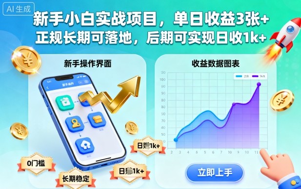 新手小白实战项目,单日收益3张+,正规长期可落地,后期可实现日收1k+【揭秘】Windows-安卓-Mac-ios-实用-破解-软件-资源-教程-分享-资源鱼