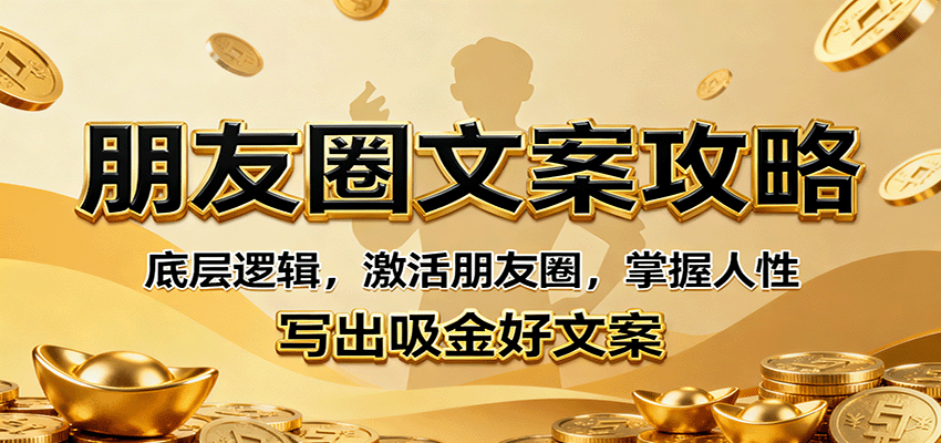 图片[1]客创社区-专注互联网轻资产资源整合与分享朋友圈文案攻略：底层逻辑，激活朋友圈，掌握人性，写出吸金好文案客创社区-专注互联网轻资产资源整合与分享客创社区-专注互联网轻资产资源整合与分享