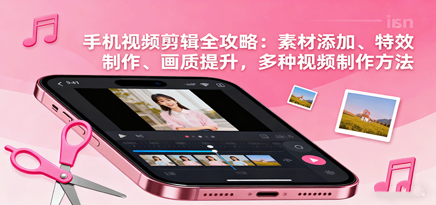 图片[1]客创社区-专注互联网轻资产资源整合与分享手机视频剪辑全攻略：素材添加、特效制作、画质提升，多种视频制作方法客创社区-专注互联网轻资产资源整合与分享客创社区-专注互联网轻资产资源整合与分享